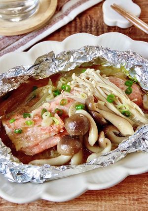 ☆簡単☆鮭の味噌バターホイル焼き-レシピのメイン写真