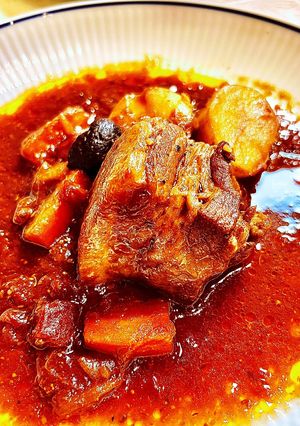 豚三枚肉　デミソグラスソース煮込み-レシピのメイン写真