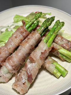 簡単、アスパラの豚巻き-レシピのメイン写真