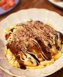 余った焼きそば　オムそばに大変身！
