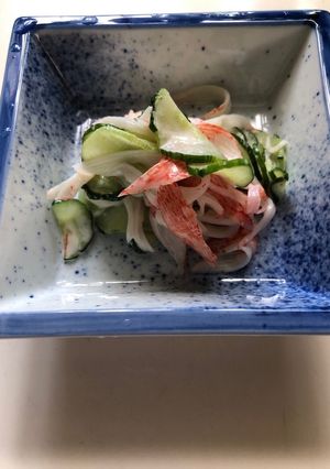 2、カニカマと胡瓜でパパッと酢の物-レシピのメイン写真