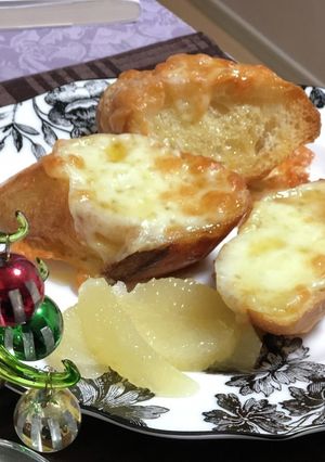 チーズはちみつバゲット-レシピのメイン写真
