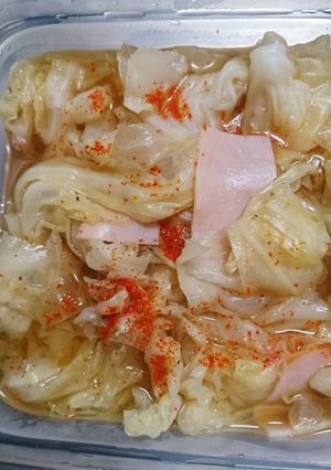 春キャベツとハムのスープ-レシピのメイン写真