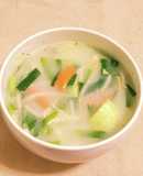 カット野菜キャベツニラもやしポタージュ