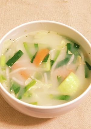 カット野菜キャベツニラもやしポタージュ-レシピのメイン写真