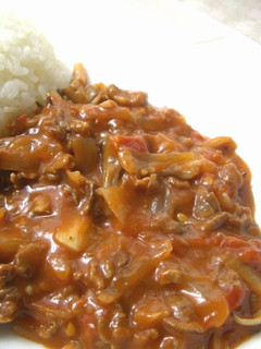 トマトで煮込むハヤシライス♪-レシピのメイン写真