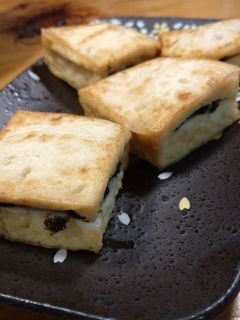 厚揚げサンド!!韓国のり-レシピのメイン写真