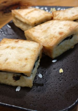 厚揚げサンド！！韓国のり-レシピのメイン写真