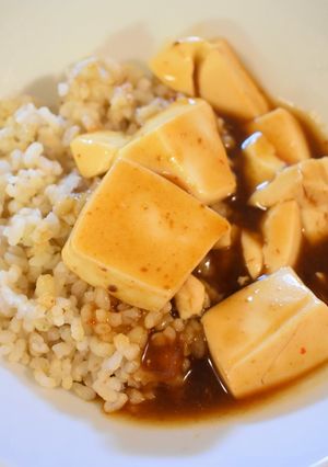 八丁味噌のお豆腐丼-レシピのメイン写真
