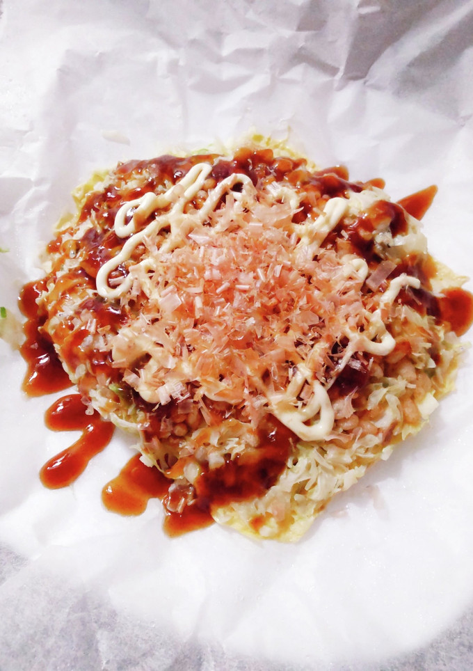 簡単！レンジでお好み焼き風-レシピのメイン写真