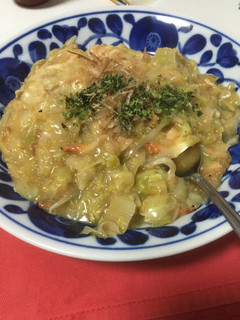簡単明太チーズもんじゃ-レシピのメイン写真