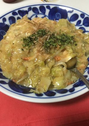 簡単明太チーズもんじゃ-レシピのメイン写真