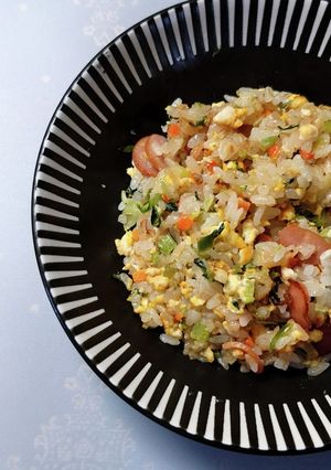 小松菜チャーハン【ＪＡほこた】-レシピのメイン写真