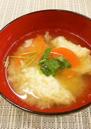 長芋の落としふわふわ汁-レシピのメイン写真