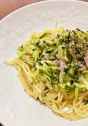 ズッキーニのパスタ-レシピのメイン写真