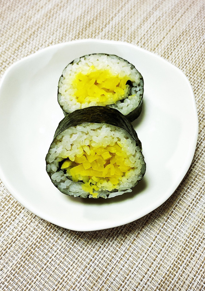 刻みたくあん海苔巻き-レシピのメイン写真