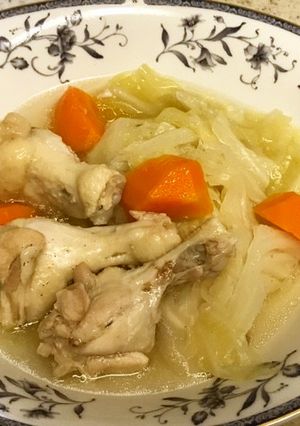 鶏手羽元のコンソメスープ（圧力鍋）-レシピのメイン写真
