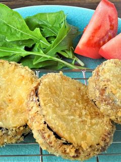 大豆ミートと茄子のはさみ揚げ-レシピのメイン写真