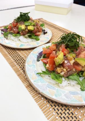 アヒポキ丼-レシピのメイン写真