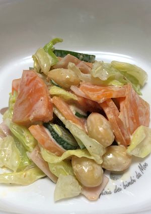 たくさん噛んで虫歯予防！大豆入りサラダ-レシピのメイン写真