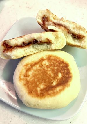 フライパンで簡単☆お豆腐で米粉パン-レシピのメイン写真