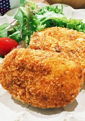 新じゃがで作るクリーミーなコロッケ-レシピのメイン写真