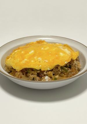 半熟オムライス-レシピのメイン写真