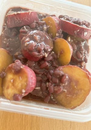 【味付け塩麹だけ】サツマイモのいとこ煮-レシピのメイン写真