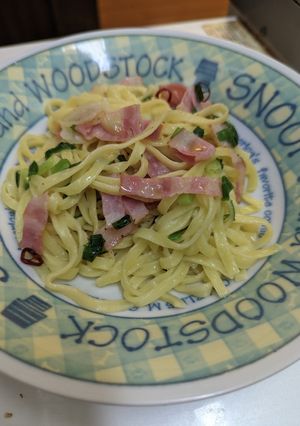 生パスタで和風アーリオ・オーリオ-レシピのメイン写真