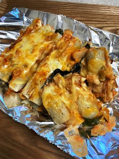 超簡単 ちくわのマヨキムチチーズ焼き-レシピのメイン写真