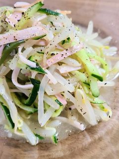 さっぱり☆もやしときゅうりの洋風和え-レシピのメイン写真