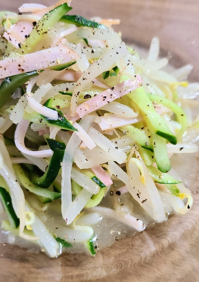 さっぱり☆もやしときゅうりの洋風和え-レシピのメイン写真