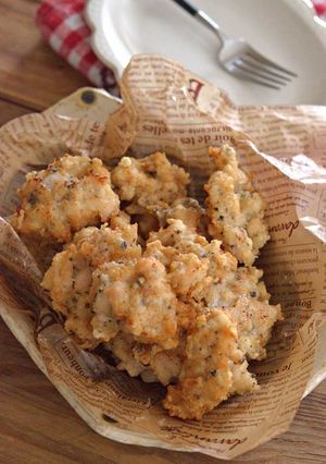 カリッとふんわりペッパーチキンナゲット-レシピのメイン写真