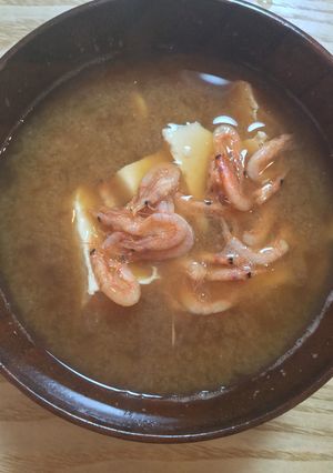 桜えびと豆腐の味噌汁-レシピのメイン写真
