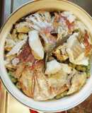 明石鯛とエンドウ豆の炊き込みご飯