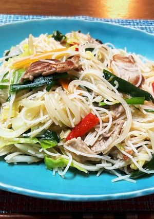 四毒抜きビーフン 野菜たっぷり-レシピのメイン写真
