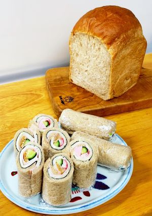 海苔チーズクルクルサンド♪お弁当にも♫-レシピのメイン写真