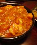 もっちり旨い！鶏とちくわぶのチリソース