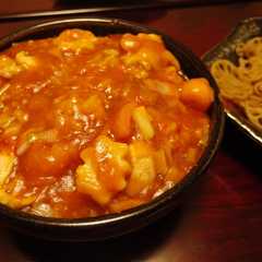 A picture of もっちり旨い！鶏とちくわぶのチリソース.