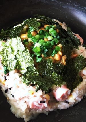 玉ねぎ麹で納豆リゾット-レシピのメイン写真