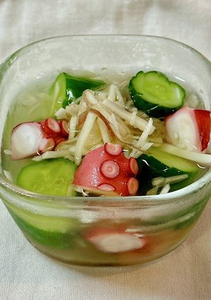 ありえねぇ(蛸と胡瓜の酢の物)-レシピのメイン写真