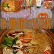 美味ドレと練乳&台湾拉麺の素で皿うどん!