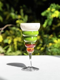簡単おうちカフェ★ストロベリー抹茶ラテ-レシピのメイン写真