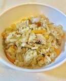 幼児食にも★いわし水煮缶で炊き込みご飯