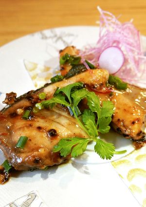 ブリの蒸し物　豆豉風味-レシピのメイン写真