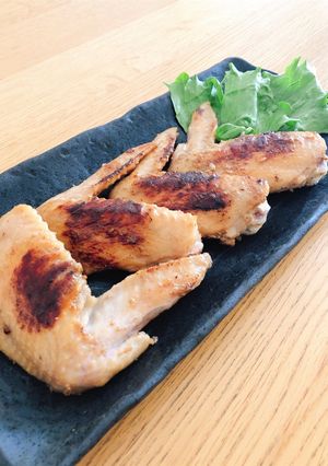 フライパンで！ 手羽先のにんにく醤油焼き-レシピのメイン写真