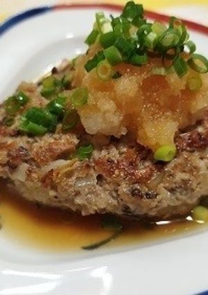 （健康づくり）きのこのハンバーグ-レシピのメイン写真