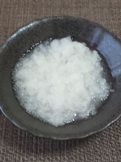 大根おろしの保存は冷凍で。-レシピのメイン写真