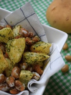 【給食】青のりポテトビーンズ-レシピのメイン写真