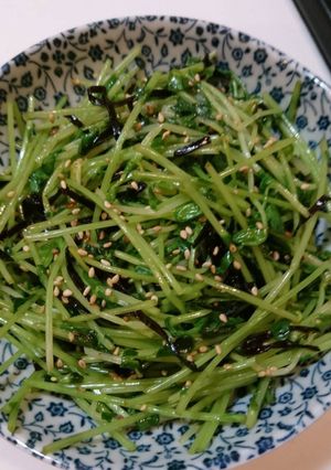 簡単！やみつき♪豆苗の塩昆布ナムル♪-レシピのメイン写真